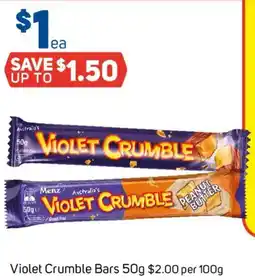 Foodland Violet Crumble Bars offer