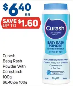 Foodland Curash Baby Rash Powder With Cornstarch offer