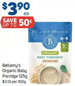Foodland Bellamy's Organic Baby Porridge offer