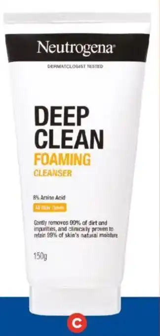 Foodland Neutrogena Deep Clean offer