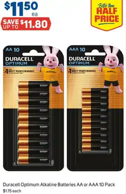 Foodland Duracell optimum alkaline batteries aa or aaa offer