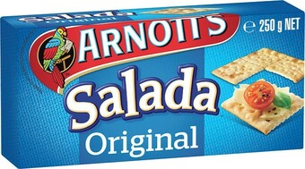 IGA Arnott’s Salada Original or Wholemeal Crackers 250g offer