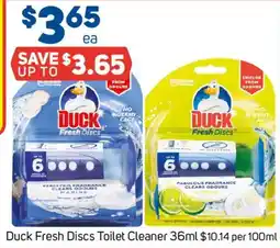 Foodland Duck Fresh Discs Toilet Cleaner offer