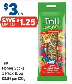 Foodland Trill Honey Sticks offer