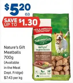Foodland Natures Gift Meatballs offer