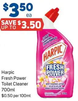 Foodland Harpic Fresh Power Toilet Cleaner offer