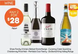 Foodland Shaw Family Vintners Ballast Stone Range offer