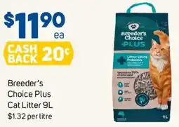 Foodland Breeders Choice Plus Cat Litter offer