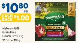 Foodland Natures Gift Grain Free Pouch offer