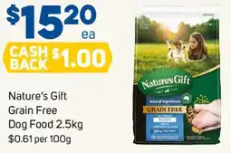 Foodland Natures Gift Grain Free Dog Food offer