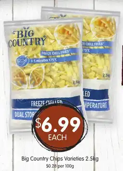 Spudshed Big Country Chips Varieties offer
