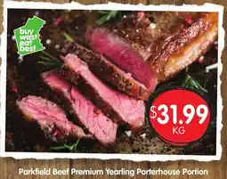 Spudshed Parkfield Beef Premium Yearling Porterhouse Portion offer