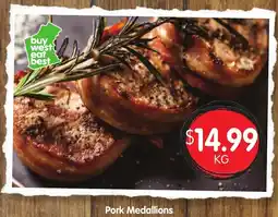 Spudshed Pork Medallions offer