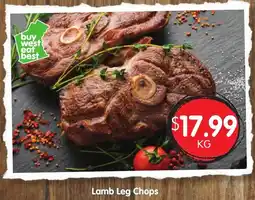 Spudshed Lamb Leg Chops offer