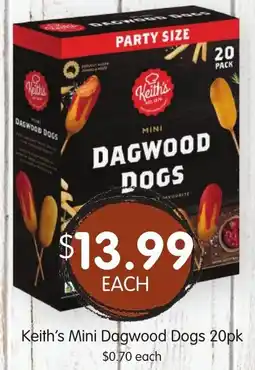 Spudshed Keiths Mini Dagwood Dogs offer