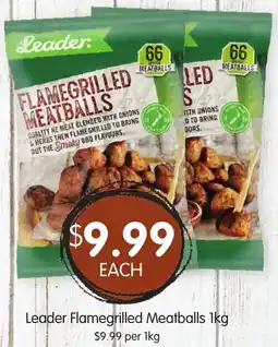 Spudshed Leader Flamegrilled Meatballs offer