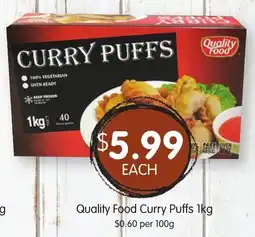Spudshed Quality Food Curry Puffs offer