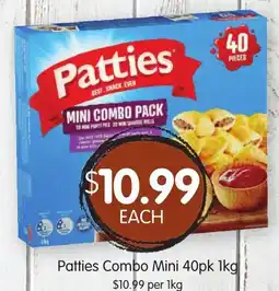 Spudshed Patties Combo Mini 40pk offer