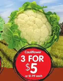 Spudshed Cauliflower offer