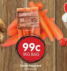 Spudshed Carrots Prepacked offer