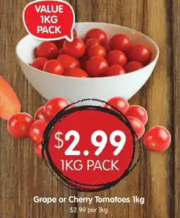 Spudshed Grape or Cherry Tomatoes offer