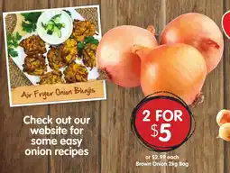 Spudshed Brown Onion Bag offer