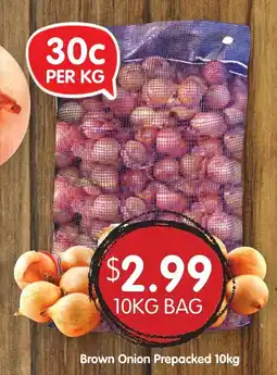 Spudshed Brown Onion Prepacked offer