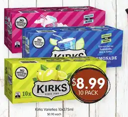 Spudshed Kirks Varieties offer