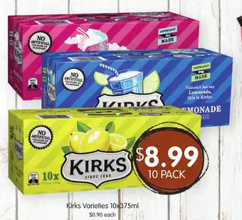 Spudshed Kirks Varieties offer