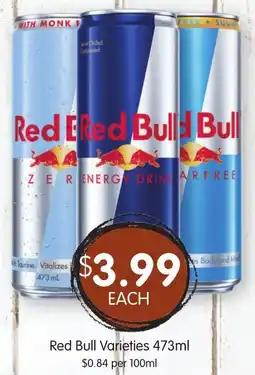 Spudshed Red Bull Varieties offer