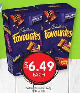 Spudshed Cadbury Favourites offer