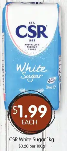 Spudshed Csr white sugar offer