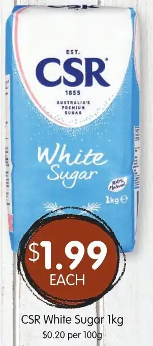Spudshed Csr white sugar offer