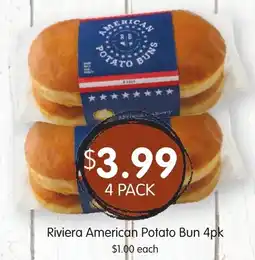 Spudshed Riviera American Potato Bun 4pk offer