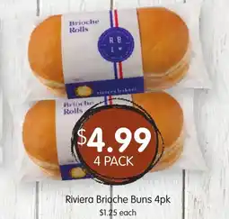 Spudshed Riviera Brioche Buns 4pk offer