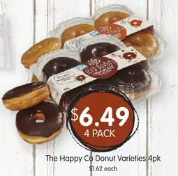 Spudshed The Happy Co Donut Varieties 4pk offer