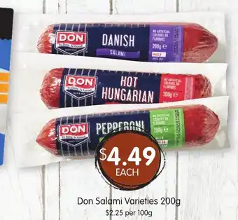 Spudshed Don Salami Varieties offer