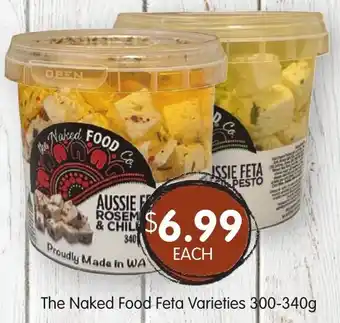 The Naked Food Feta Varieties