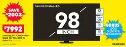 Harvey Norman Samsung 98 qn90f neo qled 4k mini led ai smart tv offer