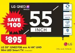 Harvey Norman Lg 55 qned70b evo al 4k uhd mini led smart tv offer