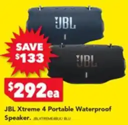 Harvey Norman Jbl xtreme 4 portable waterproof speaker offer