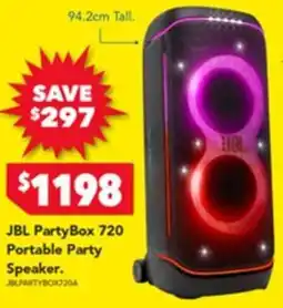 Harvey Norman Jbl partybox 720 portable party speaker offer