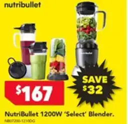 Harvey Norman NutriBullet 1200W Select Blender offer