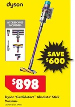 Harvey Norman Dyson Gen5detect Absolute Stick Vacuum offer