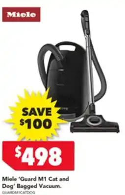 Harvey Norman Miele Guard M1 Cat and Dog Bagged Vacuum offer