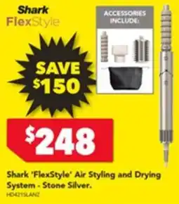 Harvey Norman Shark FlexStyle Air Styling and Drying System Stone Silver offer