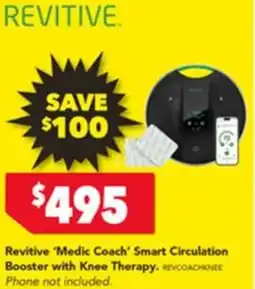 Harvey Norman Revitive 'Medic Coach' Smart Circulation Booster with Knee Therapy offer