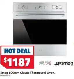 Harvey Norman Smeg 600mm Classic Thermoseal Oven offer