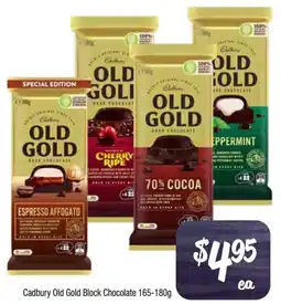Foodworks Cadbury Old Gold Block Chocolate offer