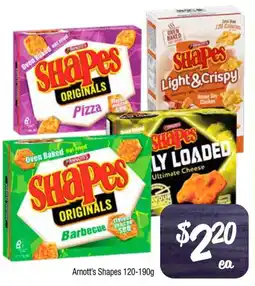 Foodworks Arnotts Shapes offer